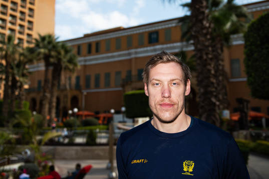 Fredric Pettersson poses for a portrait
