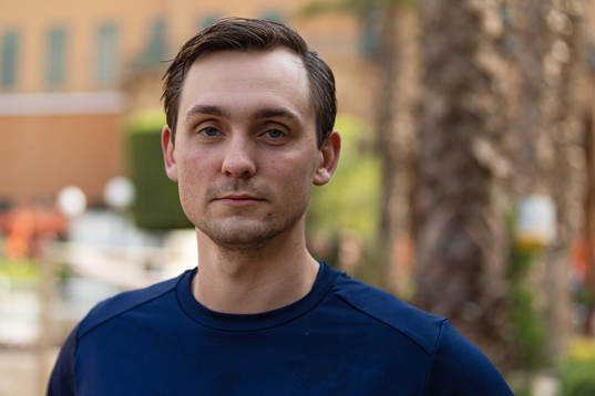 Hampus Wanne poses for a portrait