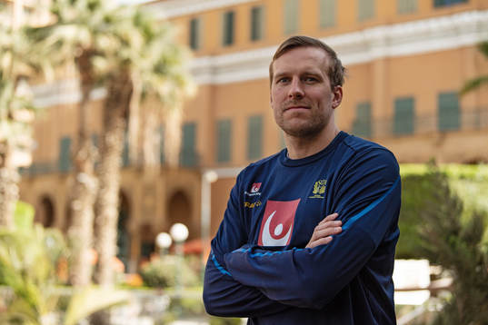 Max Darj poses for a portrait