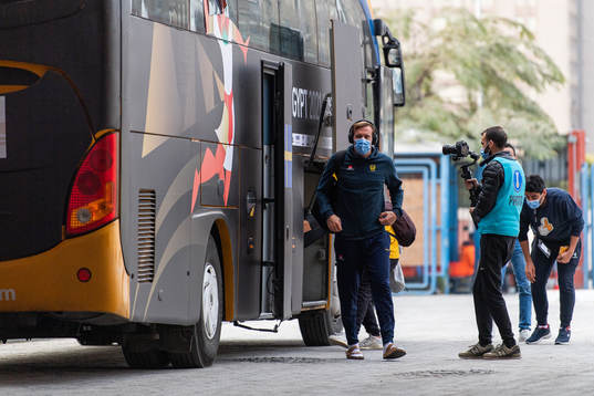 Max Darj of Sweden arrives to the arena
