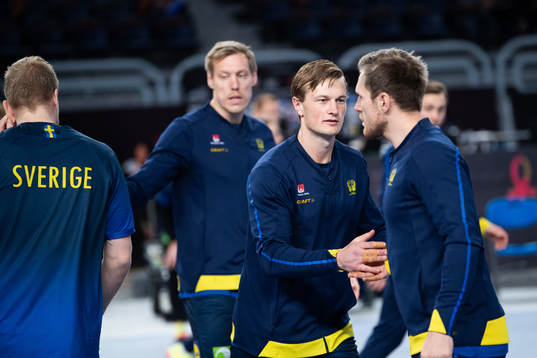 Jonathan Carlsbogård and Albin Lagergren of Sweden