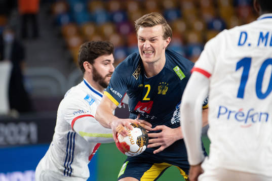 Ludovic Fabregas of France and Jonathan Carlsbogård of