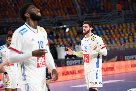 Dika Mem and Ludovic Fabregas of France