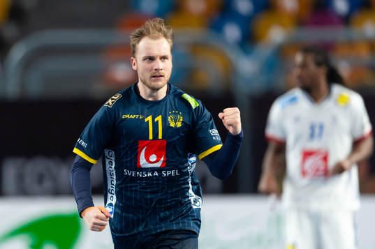 Daniel Pettersson of Sweden celebrates
