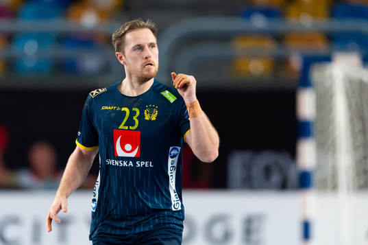 Albin Lagergren of Sweden celebrates