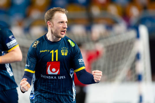 Daniel Pettersson of Sweden celebrates