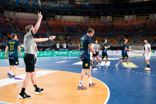 Max Darj of Sweden gets two minutes suspension