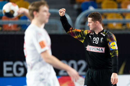 Goalkeeper Kevin Møller of Denmark