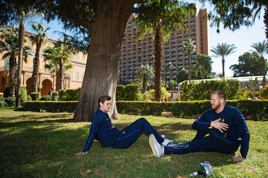 Hampus Wanne and Jim Gottfridsson