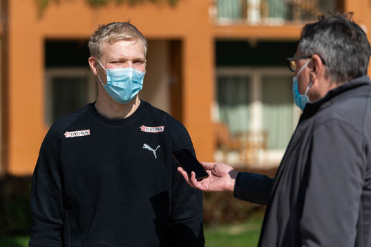 Magnus Jensen is interviewed