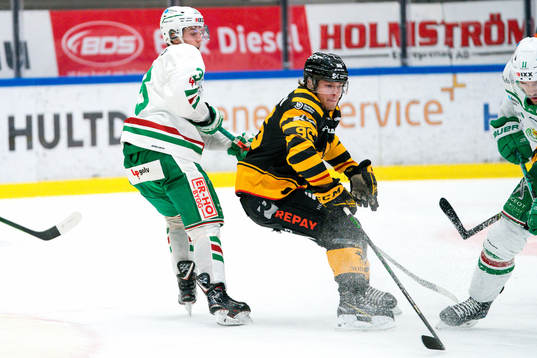 Rögles Linus Sjödin och Skellefteås Rickard Hugg