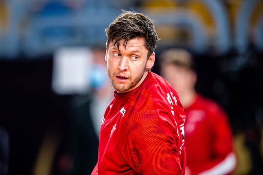 Goalkeeper Niklas Landin Jacobsen of Denmark