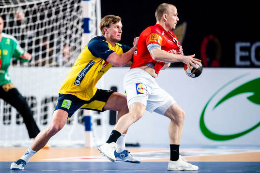 Jonathan Carlsbogård of Sweden and Morten Toft Olsen of