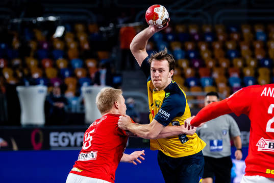 Felix Claar of Sweden and Magnus Jensen of Denmark