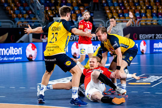 Albin Lagergren and Max Darj of Sweden and Anders