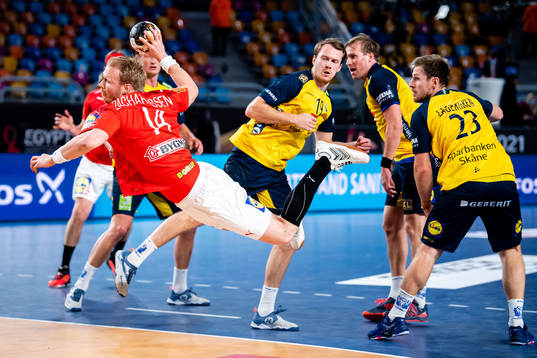 Anders Zachariassen of Denmark and Felix Claar, Max Darj