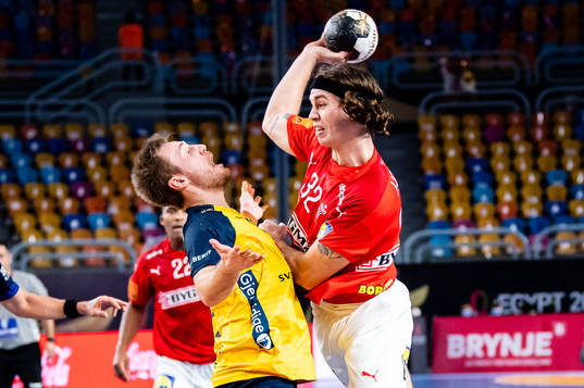 Albin Lagergren of Sweden and Jacob Holm of Denmark