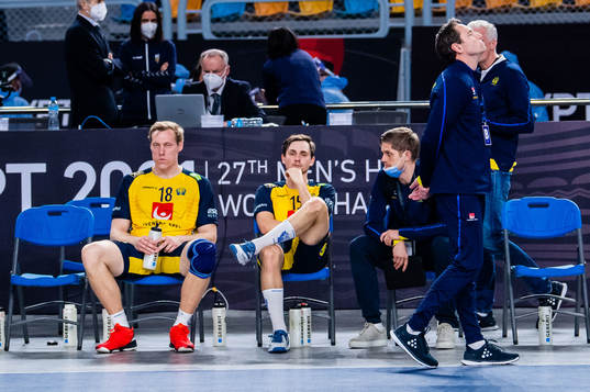 Fredric Pettersson, Hampus Wanne and Glenn Solberg, head