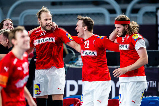 Henrik Møllgaard, Lasse Andersson and Mikkel Hansen
