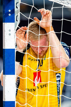 Jim Gottfridsson of Sweden looks dejected