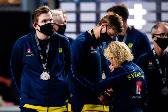 Martin Boquist, assistant coach of Sweden of Sweden looks