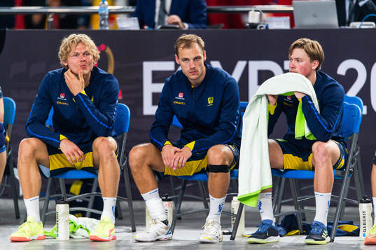 Alfred Jönsson, Lukas Sandell and Valter Chrinz of Sweden