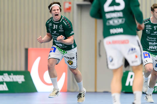 Varbergs Morten Damgaard jublar