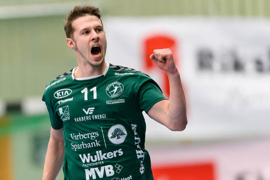 Varbergs Johan Szybanow jublar