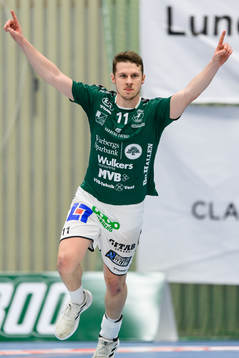 Varbergs Johan Szybanow jublar