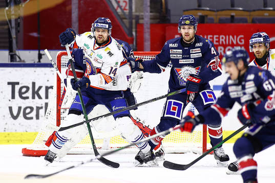 Växjös Emil Pettersson och Linköpings Filip Berglund