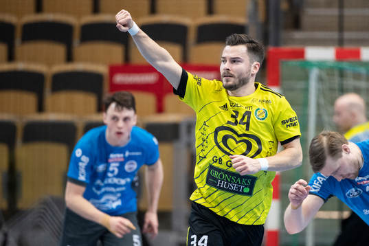 Sävehofs Sebastian Karlsson jublar