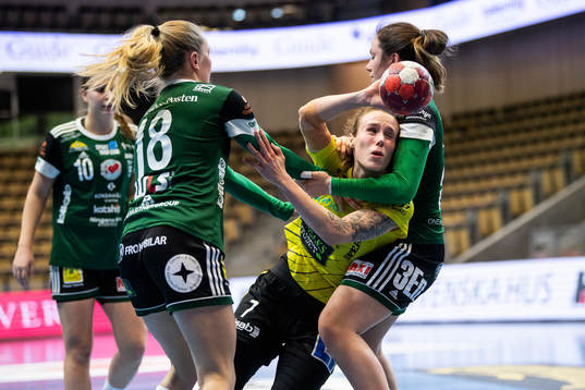 Sävehofs Thess Krönell och Kungälvs Amanda Sjöstrand