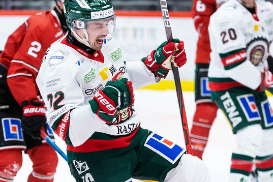 Frölundas Patrik Carlsson jublar