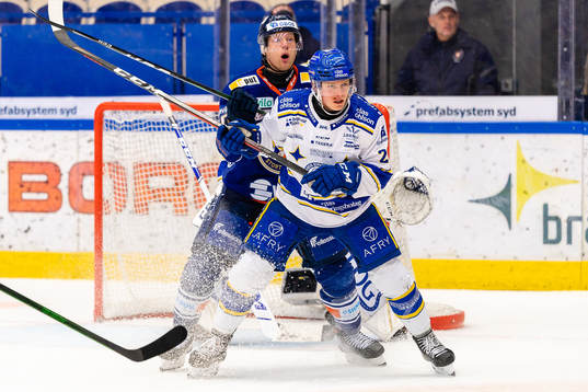 Växjös Richard Gynge  och Leksands Patrik Zackrisson