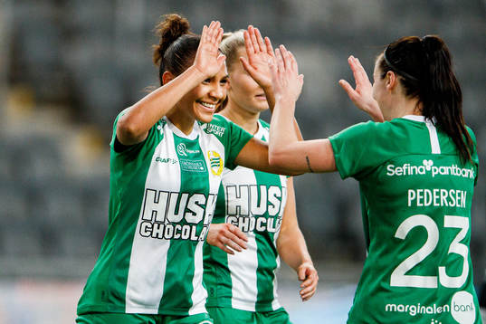 Bläddra bland fler bilder av Fotboll, Dam, Träningsmatch, Hammarby - AIK