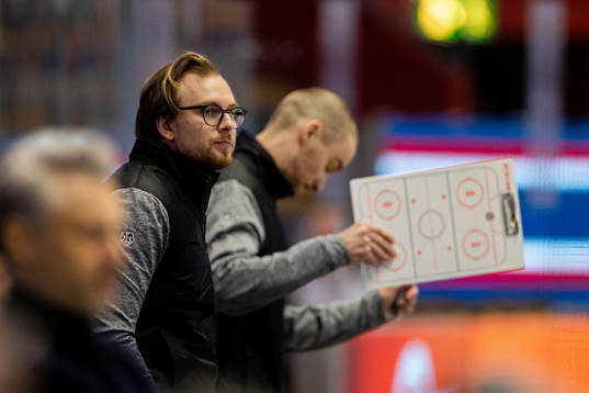 Leksands Leksands tränare Anton Bokull