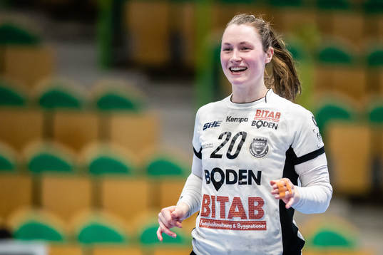 Bodens Moa Nilsson jublar