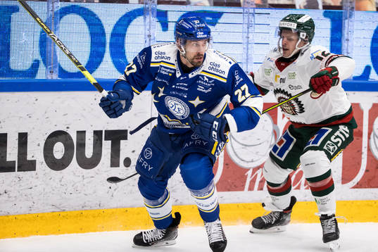 Leksands Marek Hrivik och Frölundas Stefan Elliot
