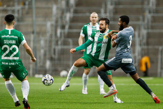 Hammarbys Abdul Khalili och Brages Moses Makasi