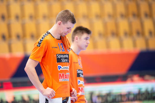 Kristianstads Olafur Gudmundsson deppar