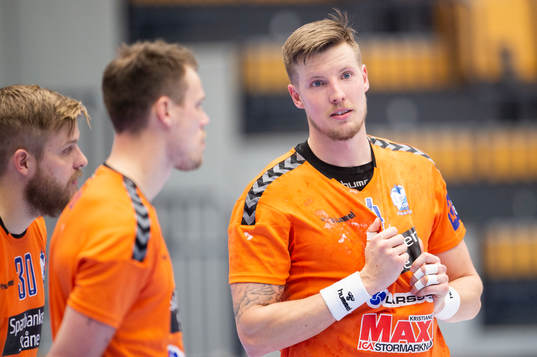 Kristianstads Adam Nyfjäll deppar
