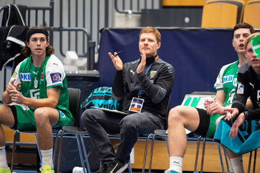 Füchse Berlins tränare Maximilian Rinderle