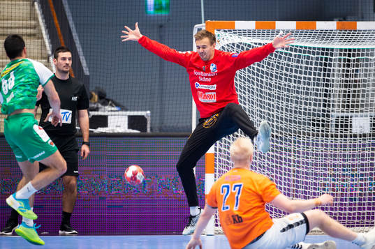 Kristianstads målvakt Gustaf Banke