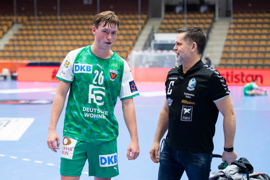 Füchse Berlins Valter Chrintz och Kristianstads Stefan