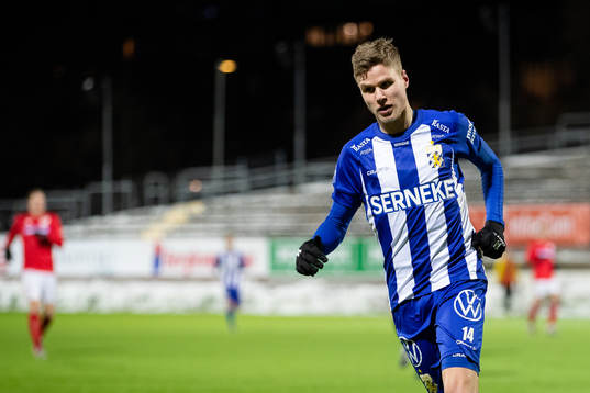 IFK Göteborgs Gustaf Norlin jublar