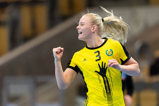 Sävehofs Nina Koppang jublar