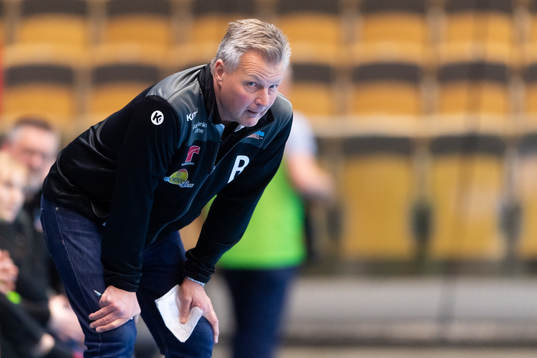Kristianstads tränare Ulf Sivertsson deppar