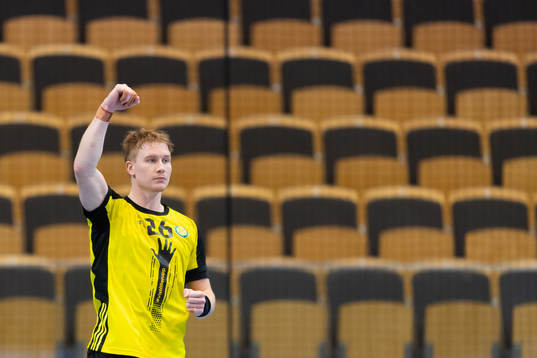 Sävehofs Jonathan Edvardsson jublar