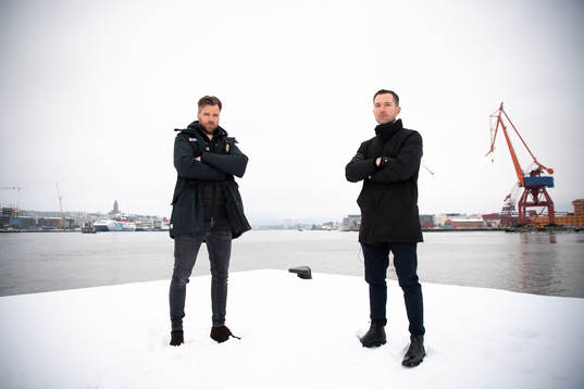 IFK Göteborgs sportchef Pontus Farnerud och Häckens