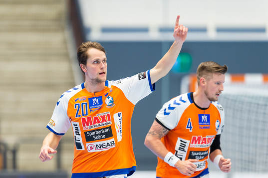 Kristianstads Emil Frend Öfors jublar